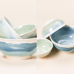 Bone China Nesting bowl set 🌊